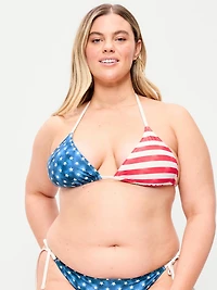 Triangle String Bikini Swim Top