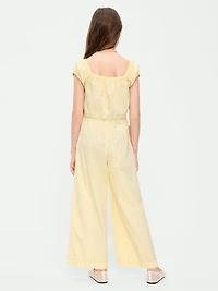 Short-Sleeve Jumpsuit for Girls