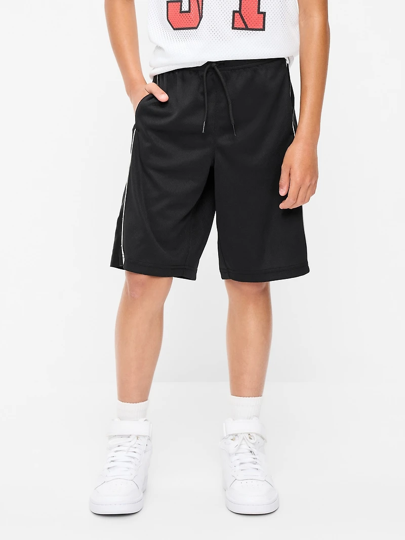 Below Knee Baggy Mesh Basketball Shorts for Boys
