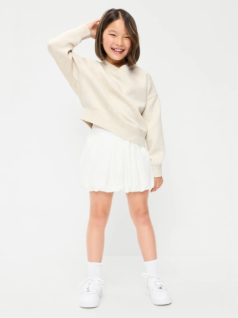 Bounce Fleece V-Neck Sweatshirt for Girls