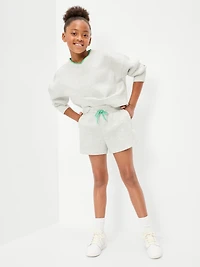 Bounce Fleece High-Waisted Shorts for Girls