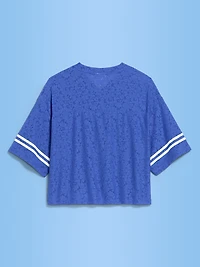 FIFA World Cup 26™ France Boxy Lace V-Neck T-Shirt for Women