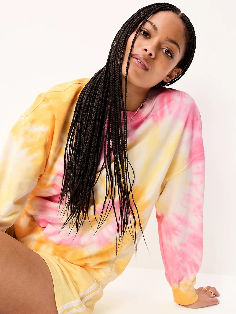 Oversized Crew-Neck Sweatshirt
