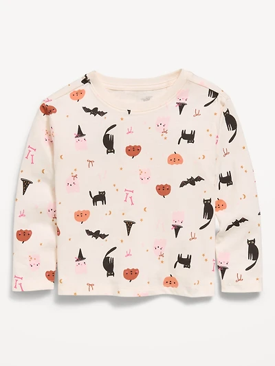Printed Long-Sleeve T-Shirt for Toddler Girls