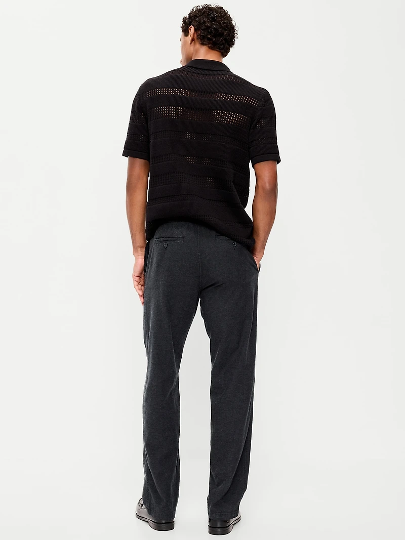 90's Straight-Fit Linen-Blend Pants