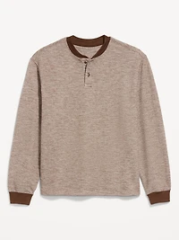 Fleece Henley T-Shirt