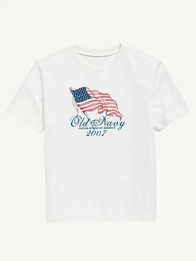 Heritage 2007 Flag Graphic T-Shirt For Kids