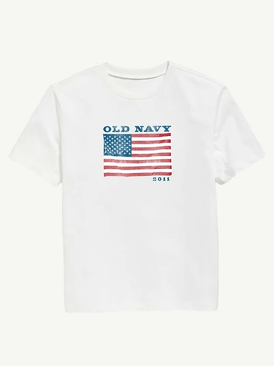 Heritage 2011 Flag Graphic T-Shirt For Kids