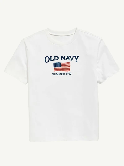 Heritage 1997 Flag Graphic T-Shirt For Kids