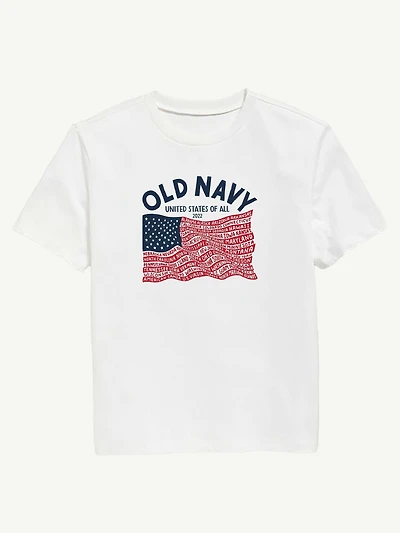 Heritage 2022 Flag Graphic T-Shirt For Kids