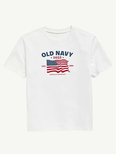 Heritage 2025 Flag Graphic T-Shirt For Kids