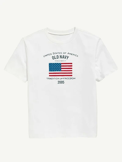 Heritage 2005 Flag Graphic T-Shirt For Kids