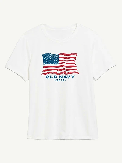 Heritage 2012 Flag Graphic T-Shirt For Women