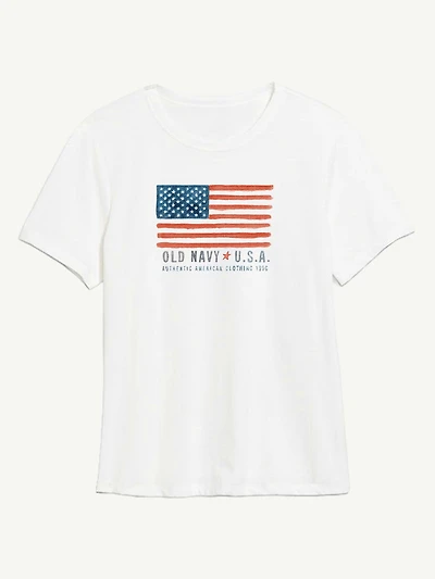 Heritage 1996 Flag Graphic T-Shirt For Women