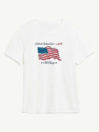 Heritage 2006 Flag Graphic T-Shirt For Women