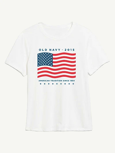 Heritage 2015 Flag Graphic T-Shirt For Women