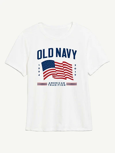 Heritage 2019 Flag Graphic T-Shirt For Women