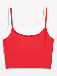 PowerSoft Layered Longline Bra