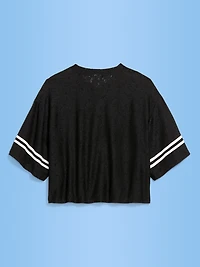 FIFA World Cup 26™ Japan Boxy Lace V-Neck T-Shirt for Women