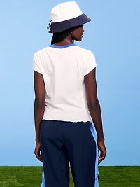 FIFA World Cup 26™ USA Smocked Graphic T-Shirt for Women