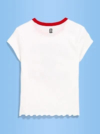 FIFA World Cup 26™ Korea Republic Smocked Graphic T-Shirt for Women