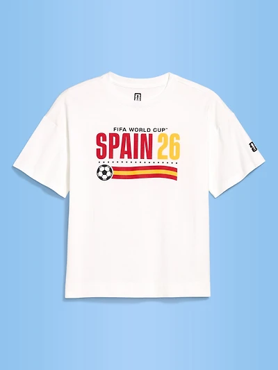 FIFA World Cup 26™ Spain Vintage Crew-Neck T-Shirt for Women