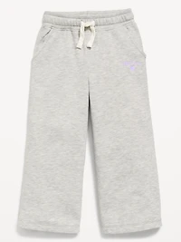 Logo Graphic Wide-Leg Sweatpants for Toddler Girls