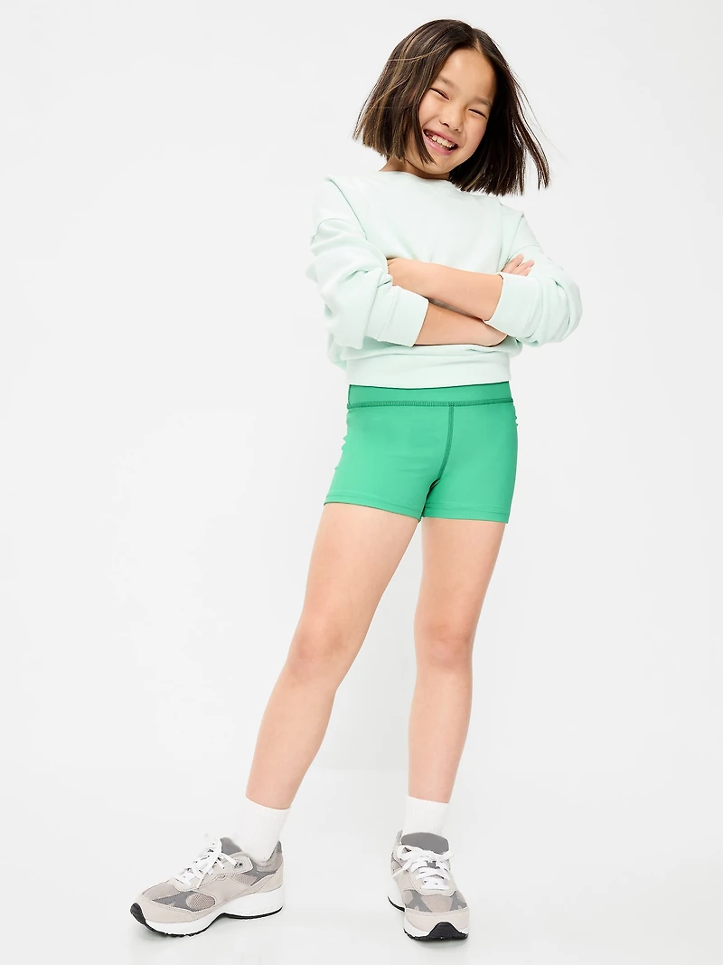 High-Waisted PowerSoft Shorts for Girls