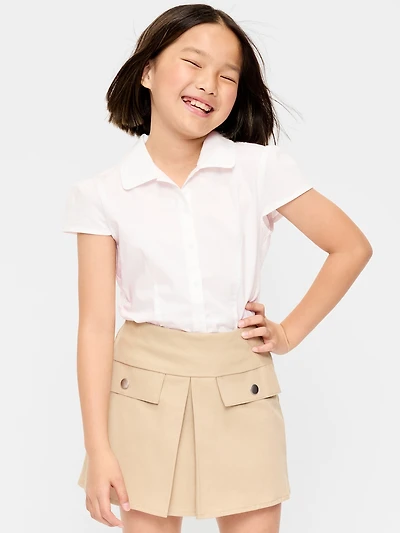 School Uniform Short-Sleeve Top for Girls