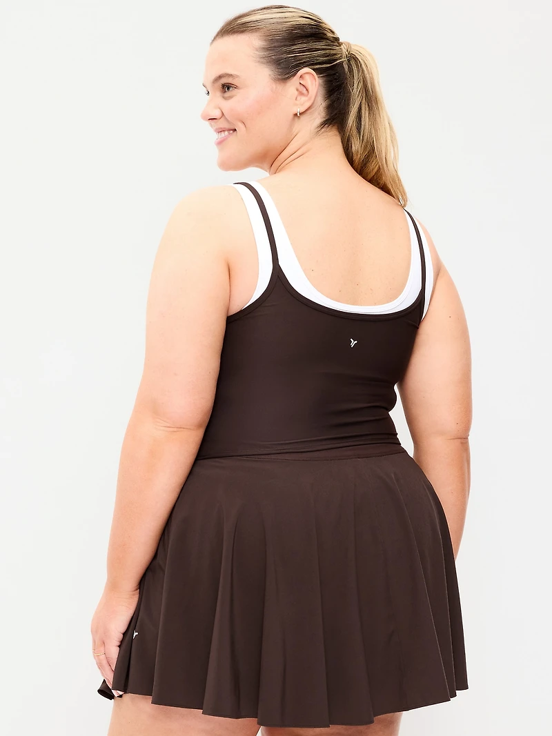 PowerSoft Layered Longline Bra