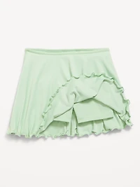 High-Waisted StudioSmooth Ruffled Skort for Girls