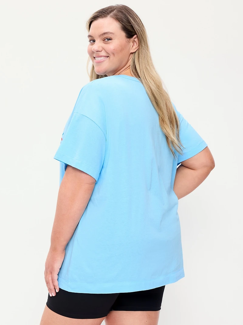 Hello Kitty® Oversized Graphic Tunic T-Shirt