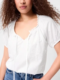 Bubble Hem Top