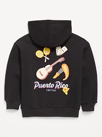 Favorite Fleece Oversized Logo Graphic Pullover Hoodie for Boys