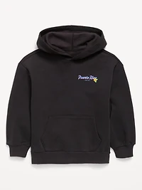 Favorite Fleece Oversized Logo Graphic Pullover Hoodie for Boys