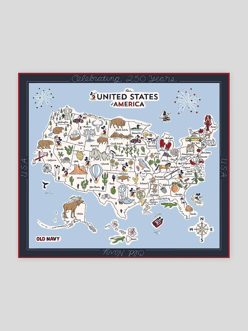 Old Navy x Disney Americana Poster