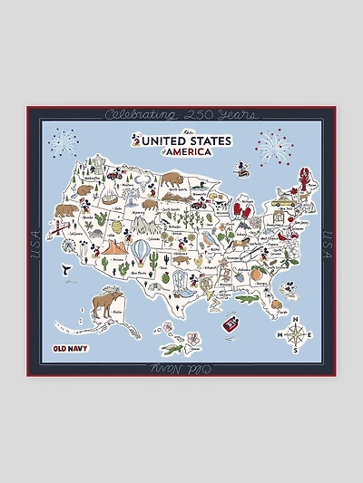 Old Navy x Disney Americana Poster
