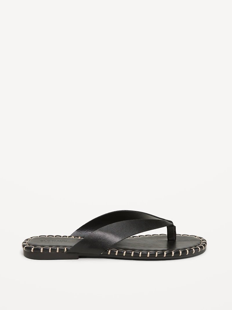 Whipstich Flip-Flops for Women