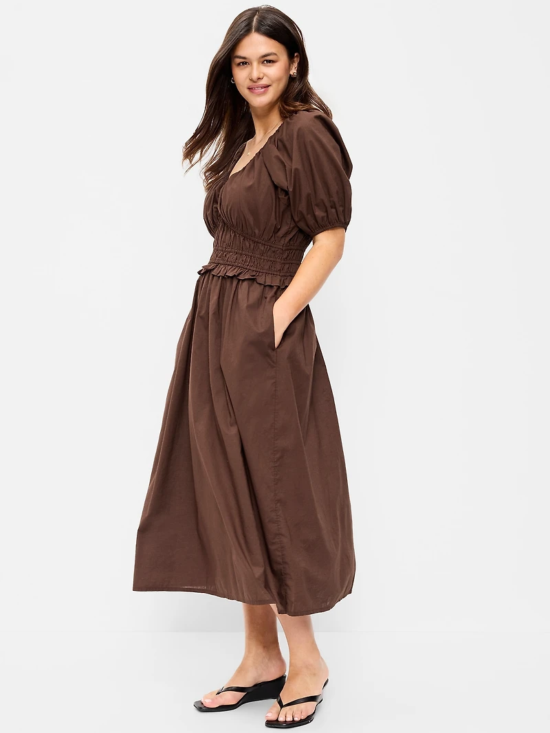 Fit & Flare Prairie Midi Dress