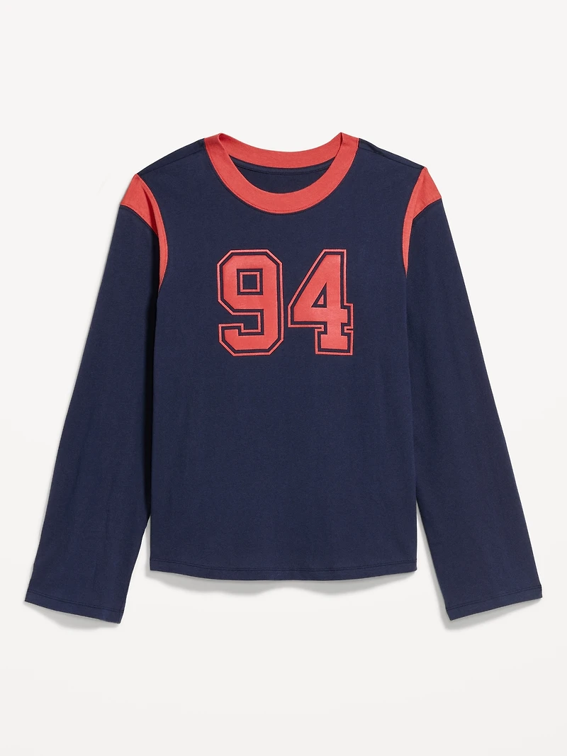 EveryWear Long-Sleeve Graphic T-Shirt