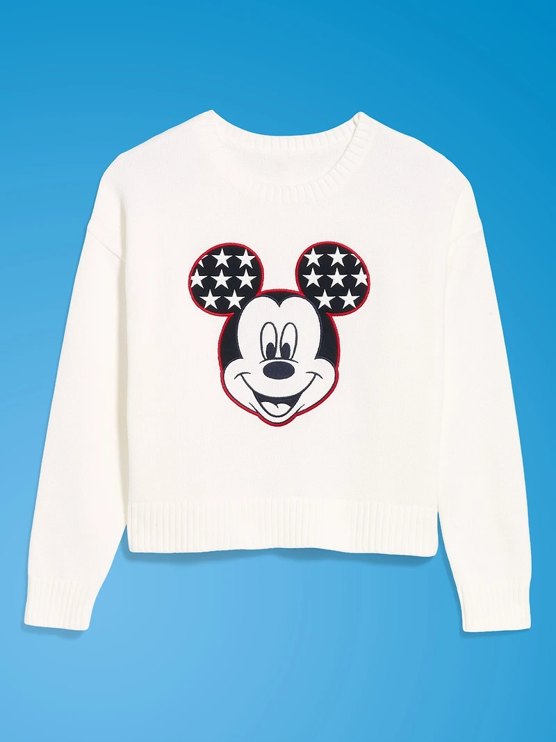 Old Navy x Disney Mickey Mouse Crew-Neck Graphic Sweater for Women