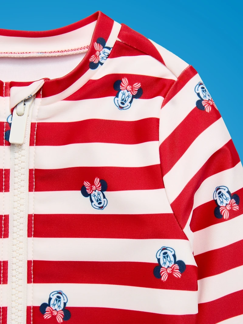 Old Navy x Disney Minnie Mouse Rashguard Swim One-Piece for Baby