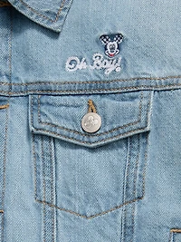 Old Navy x Disney Mickey Mouse Gender-Neutral Denim Trucker Jacket for Kids