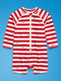 Old Navy x Disney Mickey Mouse Swim Rashguard Bodysuit for Baby