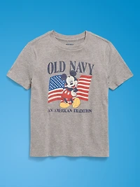 Old Navy x Disney Mickey Mouse Gender-Neutral Logo-Graphic T-Shirt for Kids