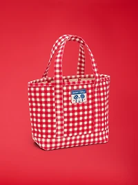 Old Navy x Disney Small Plaid Tote Bag