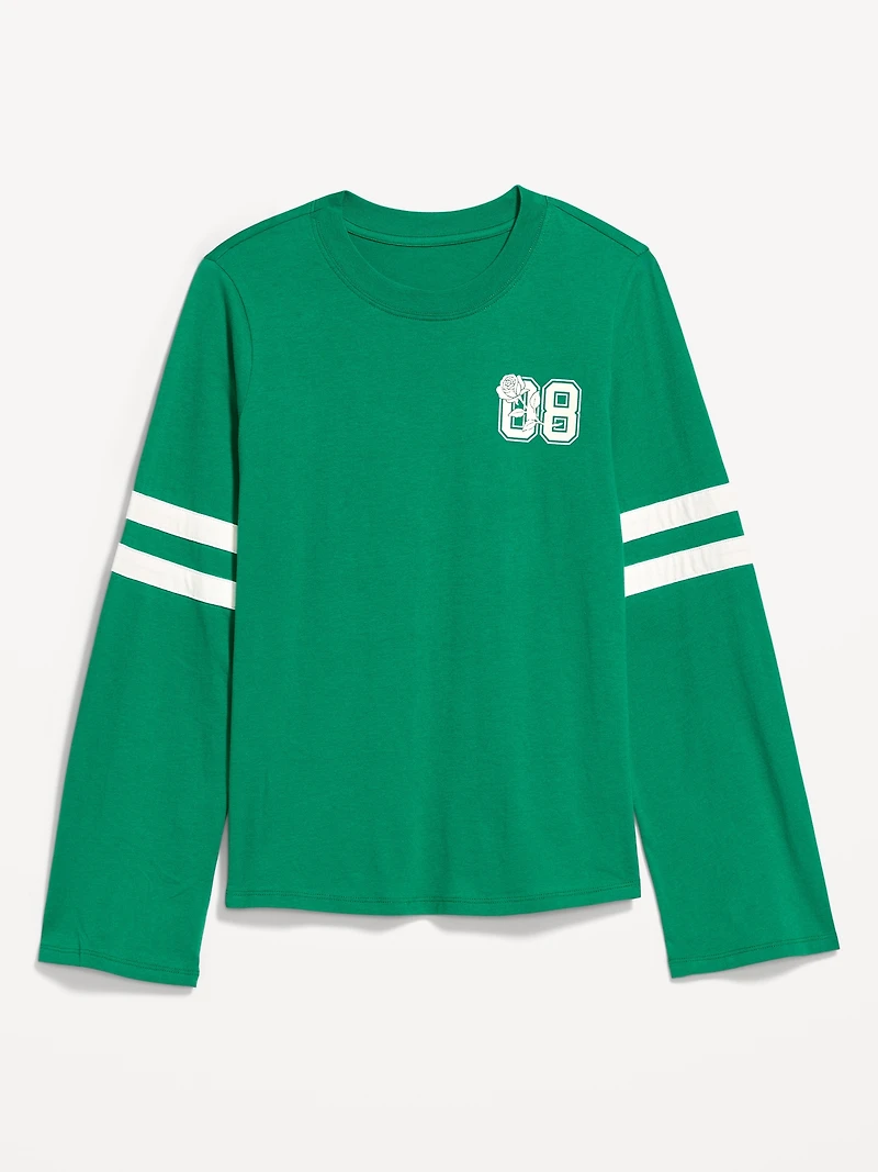 EveryWear Long-Sleeve Graphic T-Shirt