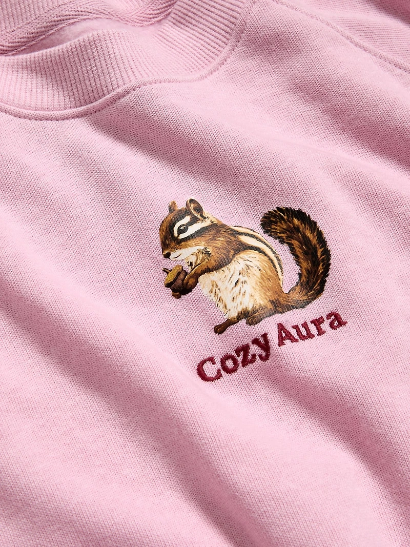 Oversized Raglan Sweatshirt