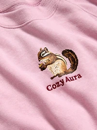Oversized Raglan Sweatshirt