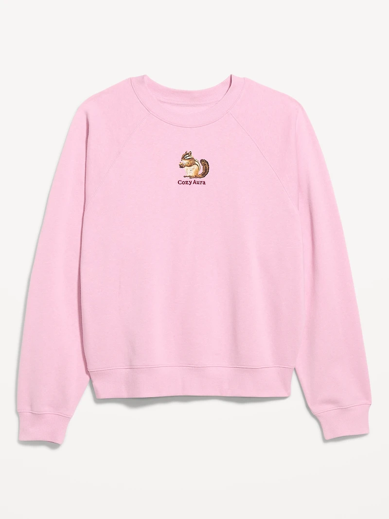 Oversized Raglan Sweatshirt